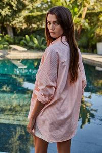 By Together - Striped Button Down Shirt