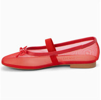 Matisse Women's Bronx Ballet Flat in cherry red - women's flats - detail view