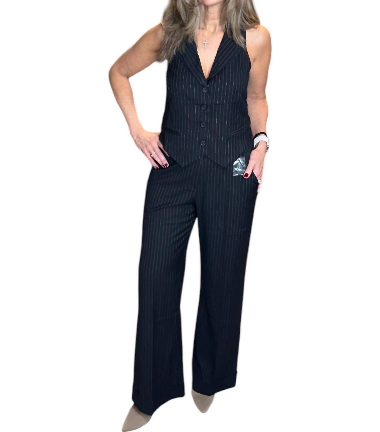 Bianco - Punch It Up With Pinstripe Pants