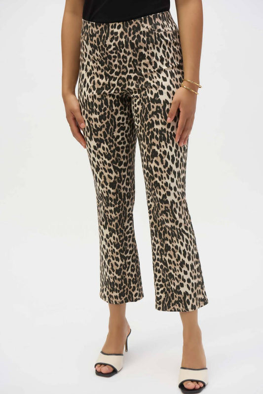 Joseph Ribkoff - Animal Print Flare Trousers
