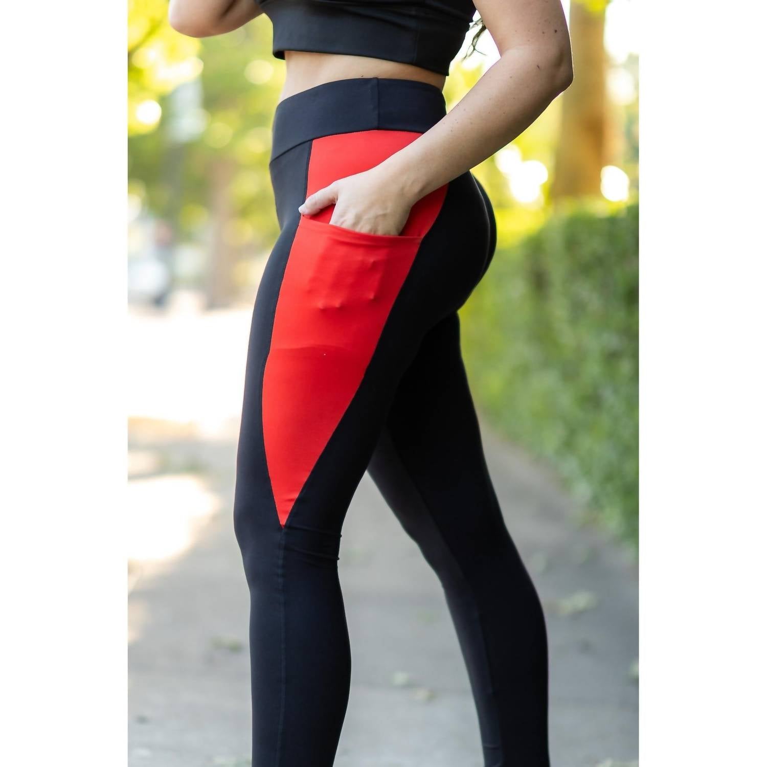 Julia Rose - Roxie Panel Full Length Leggings