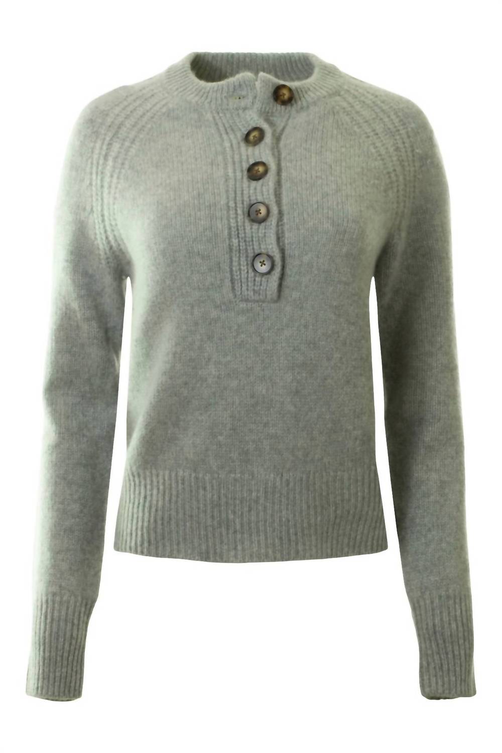 White + Warren - Women's Cashmere Luxe Henley Sweater
