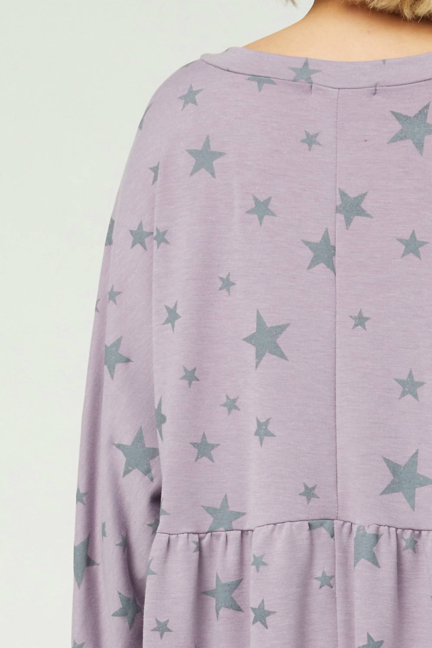Entro - Star Peplum Top