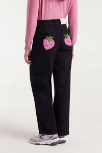 Compania Fantastica - Strawberry Patch Pocket Denim Jeans