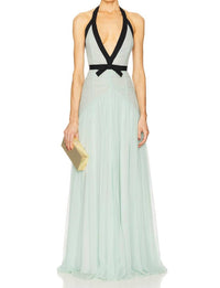 Helsa - Siren Maxi Chiffon Dress