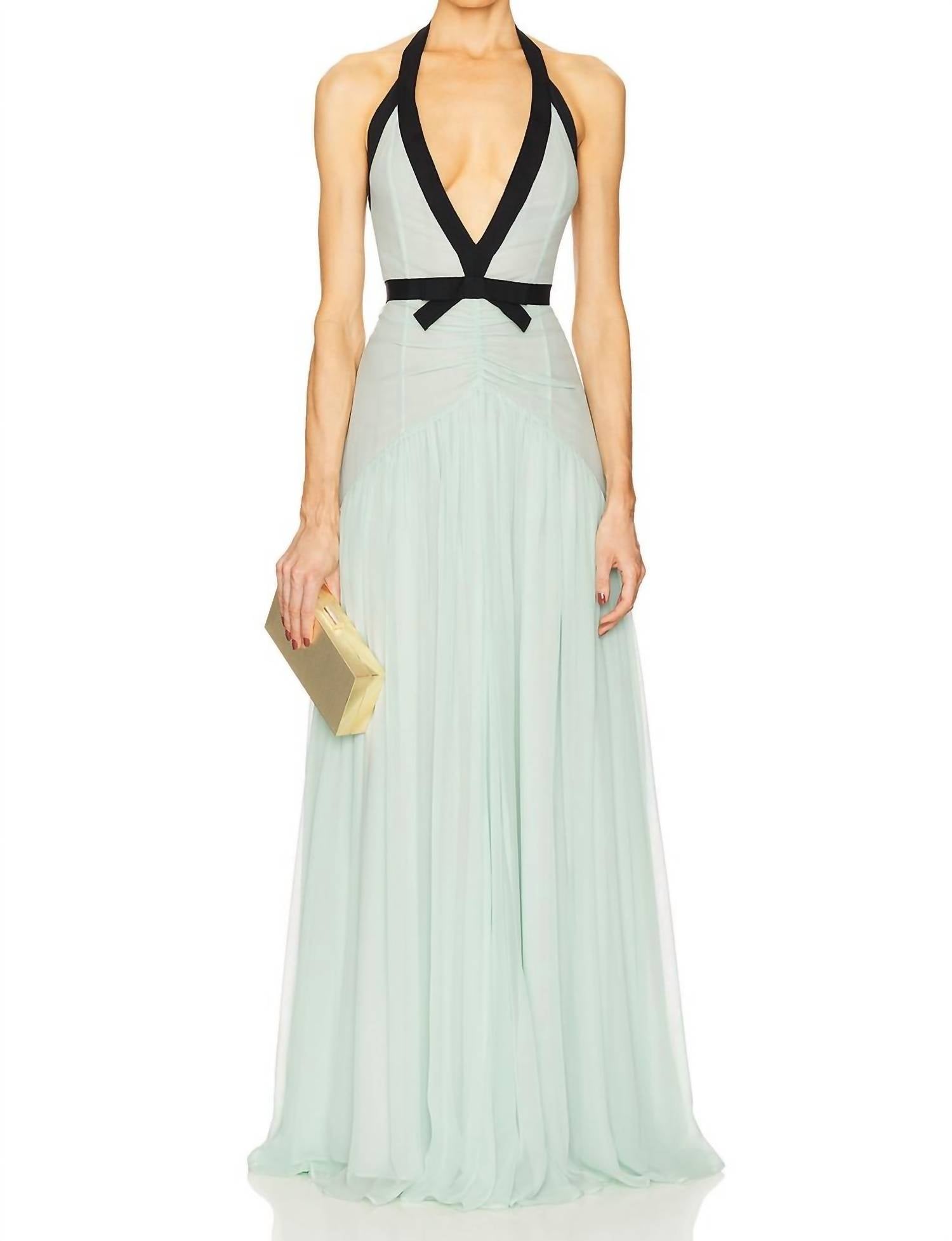 Helsa - Siren Maxi Chiffon Dress