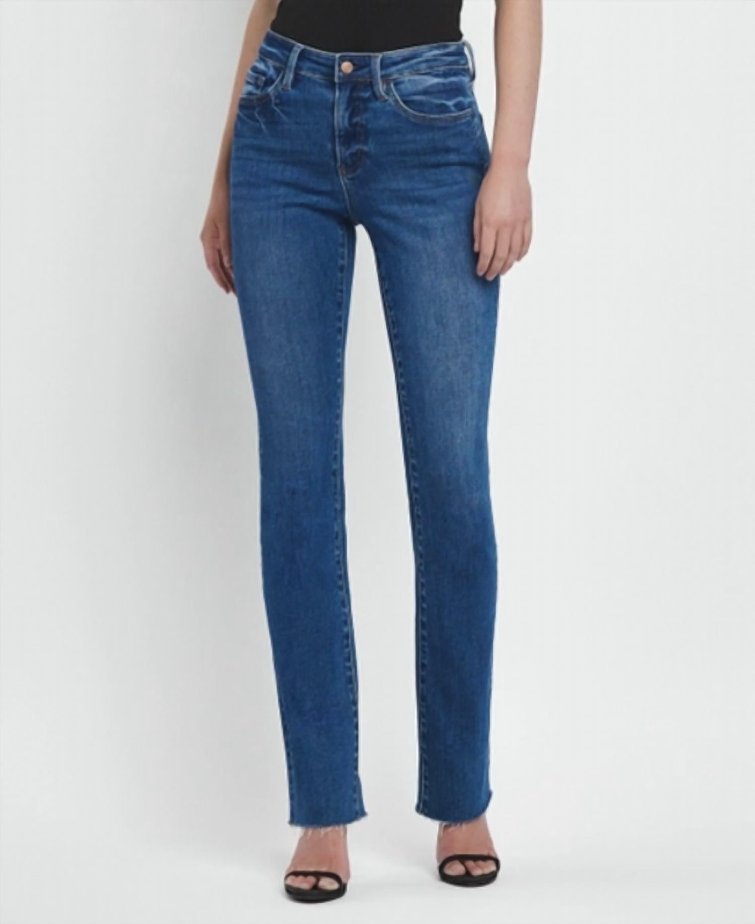 Lovervet - High Rise Slim Bootcut Jeans