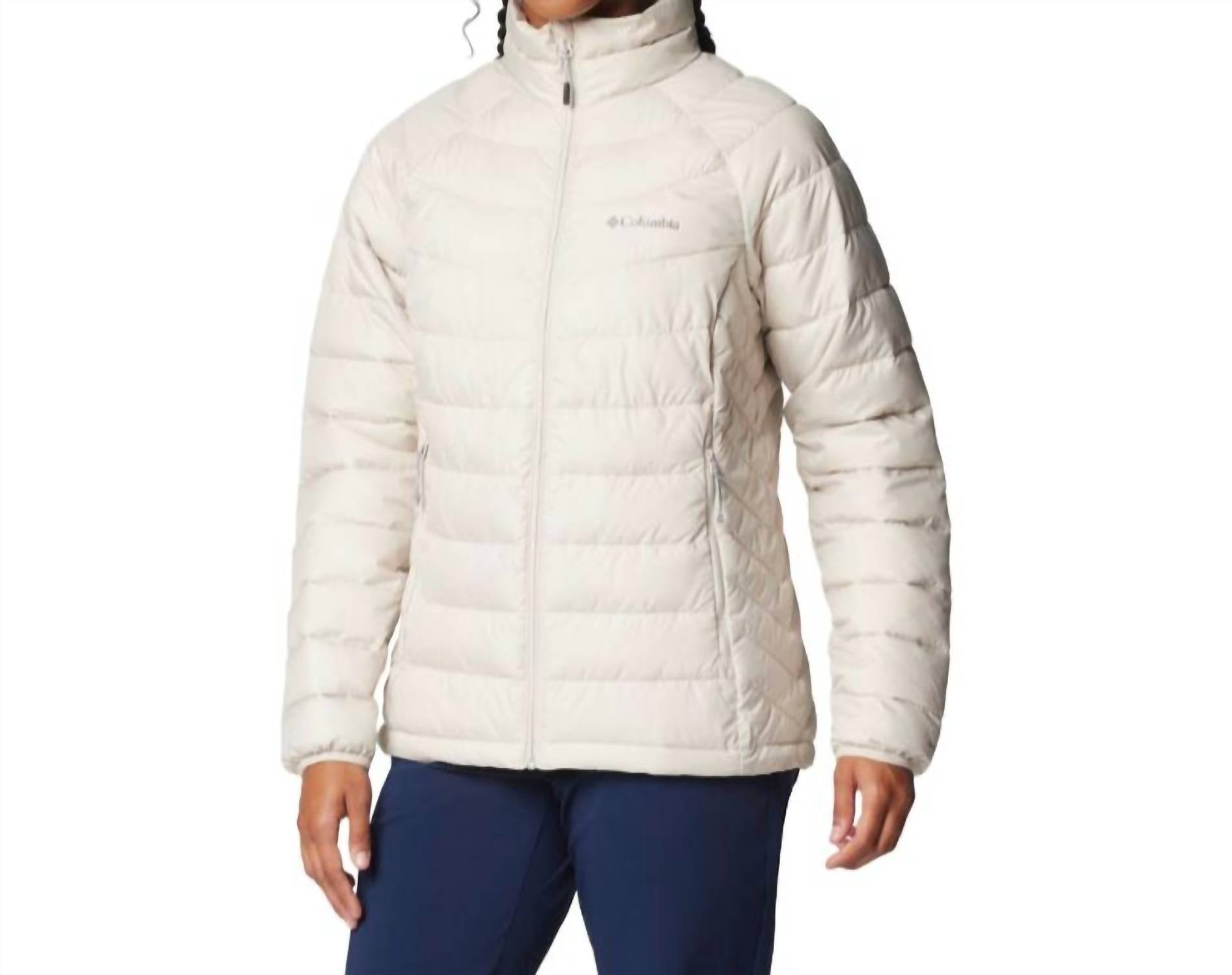 Columbia Women's Powder Lite II Full Zip Insulated Jacket in dark stone - women's jacket