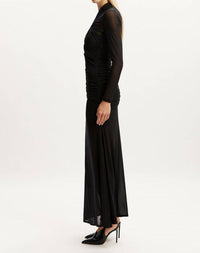 Bardot - Veria Wrap Mesh Maxi Dress