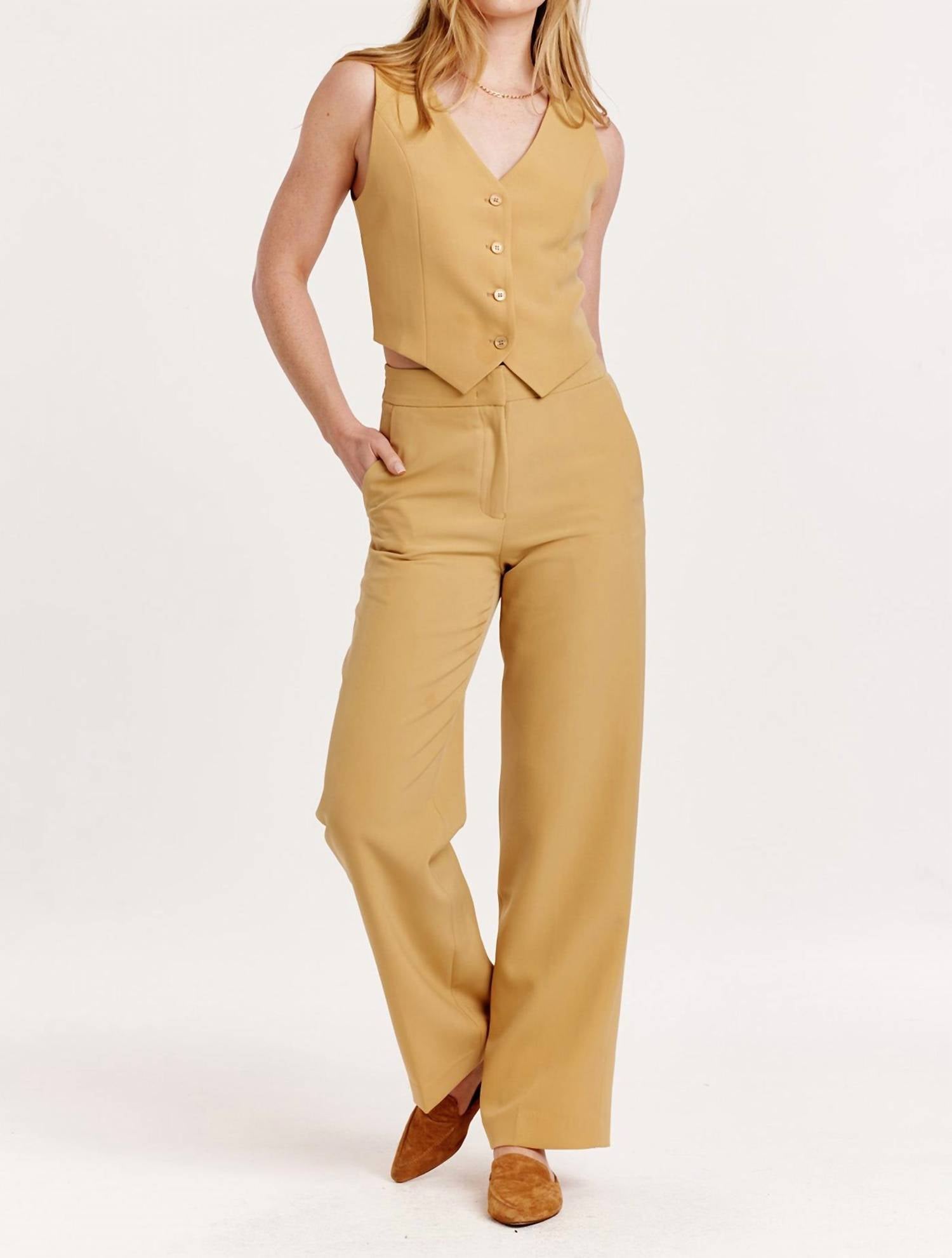 Another Love - CECILIA BUTTON FRONT VEST