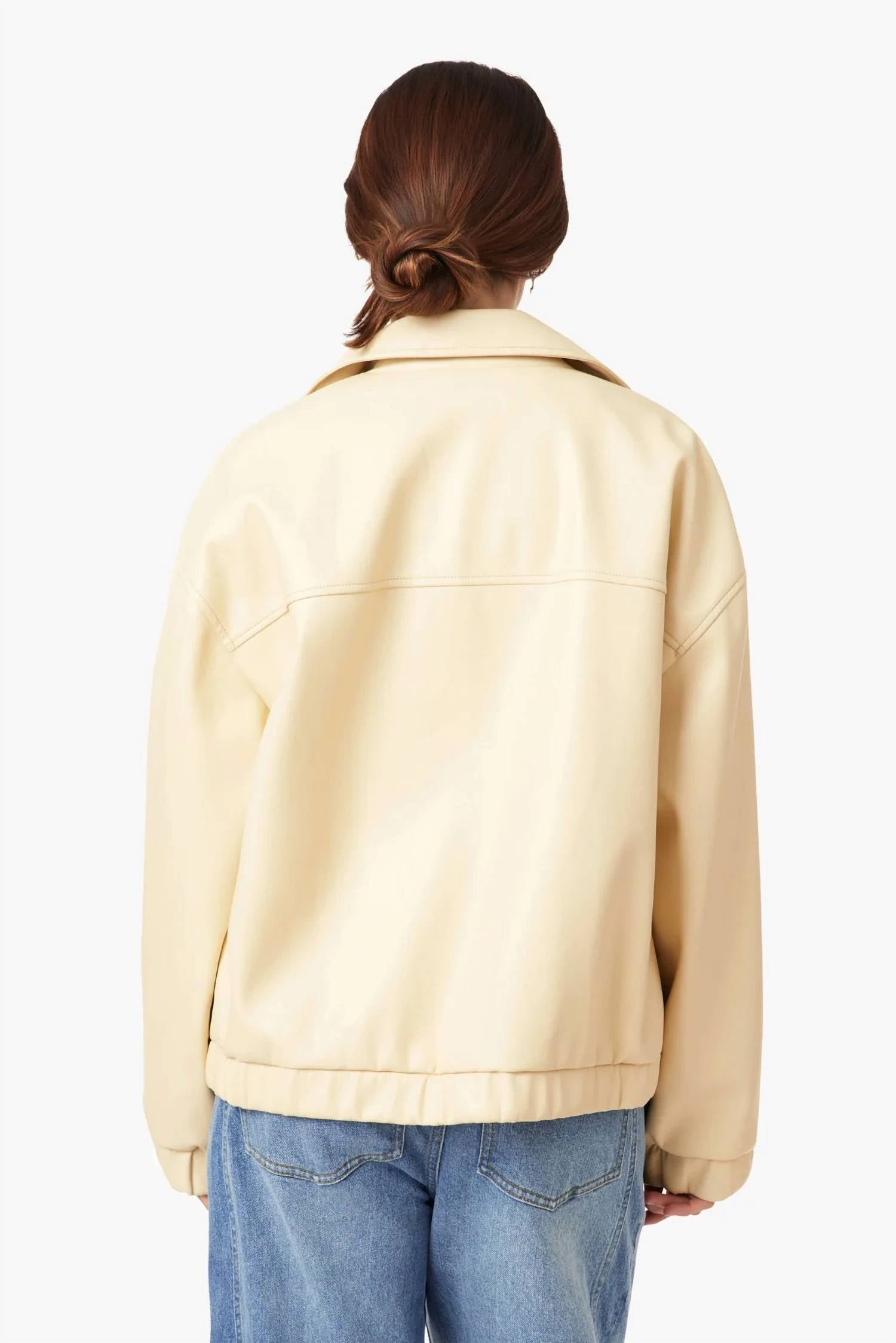 Habitual - Oversized Long Sleeve Moto Jacket