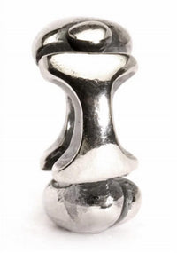 Trollbeads Letter I Sterling Bead in silver - women's jewelry