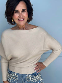 Elan - Sandy Wide Neck Sweater
