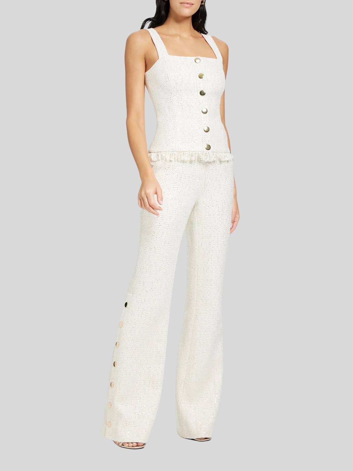 Toccin - Gracie Sequin Button Detail Pant