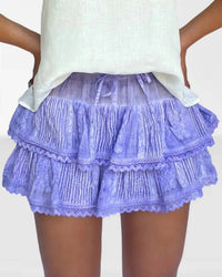 Queen Of Sparkles - Washed Ruffle Skort