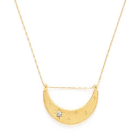 Amano Studio Women's Starlight Crescent Necklace in gold - women's jewelry