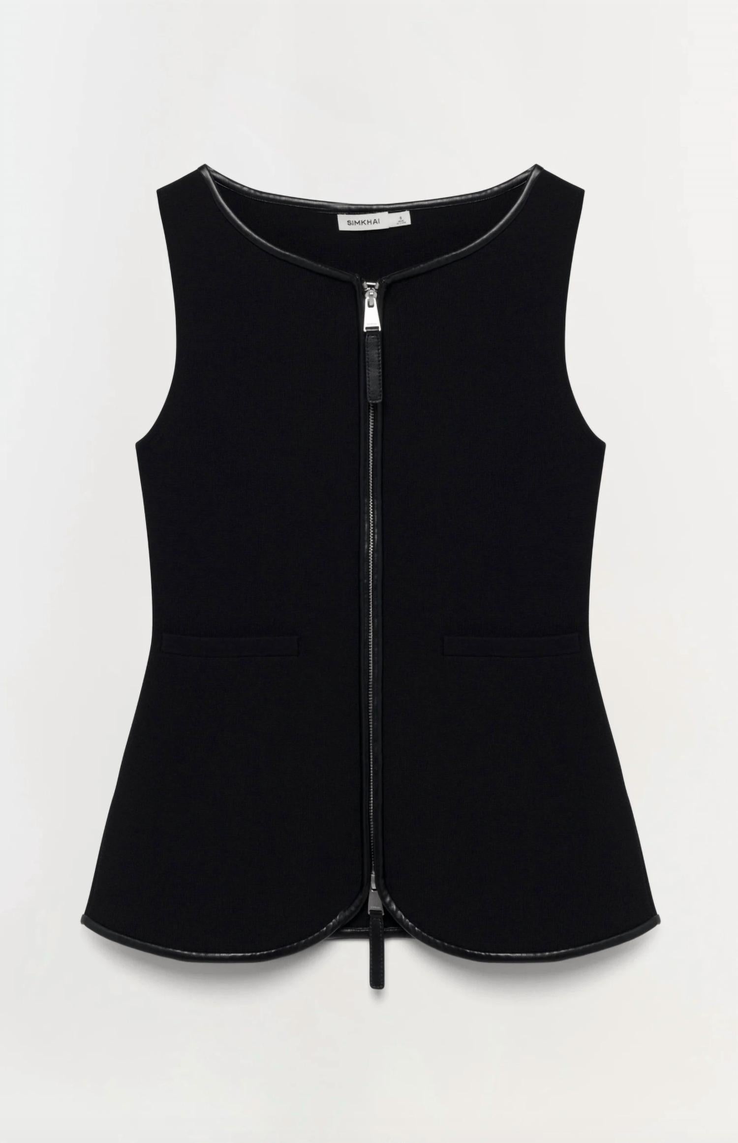 Simkhai - Ren Zipper Top