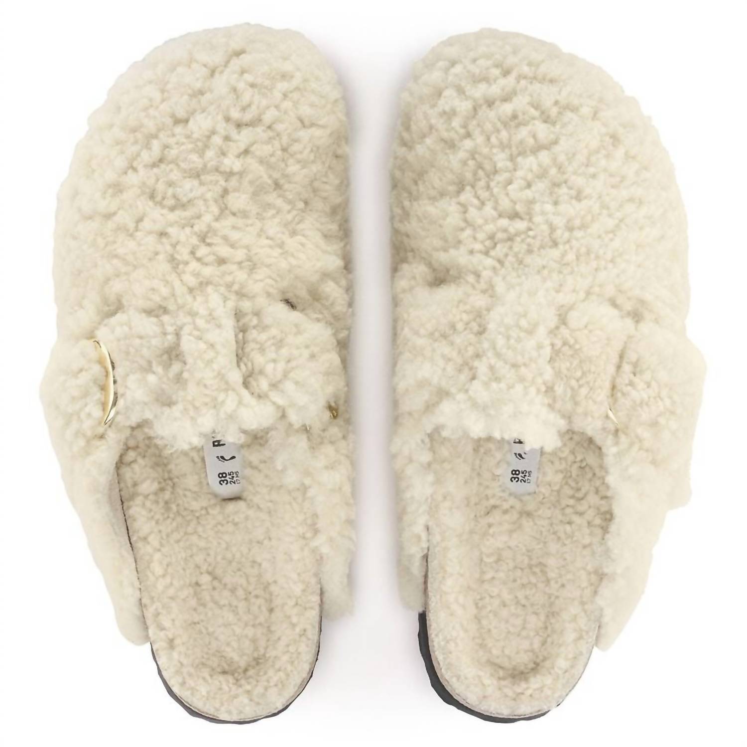 Birkenstock - Boston Big Buckle Shearling Teddy Clog - Narrow