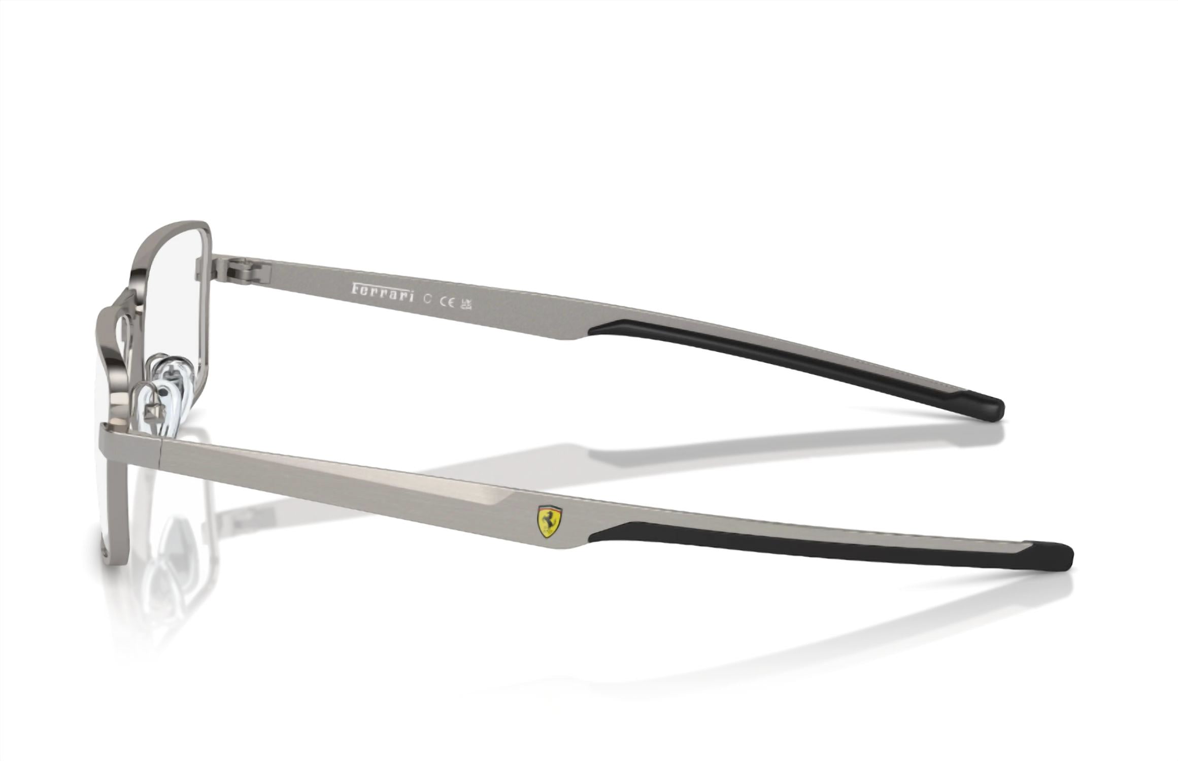 Ferrari Scuderia Men's 7004 Rectangular Eyeglasses in gunmetal - men's accessory - alternate view