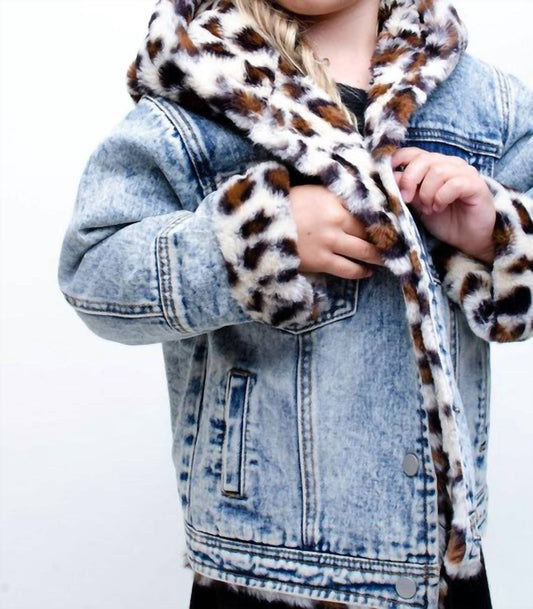 12Pm By Mon Ami - Girl's Reversible Fur Jacket