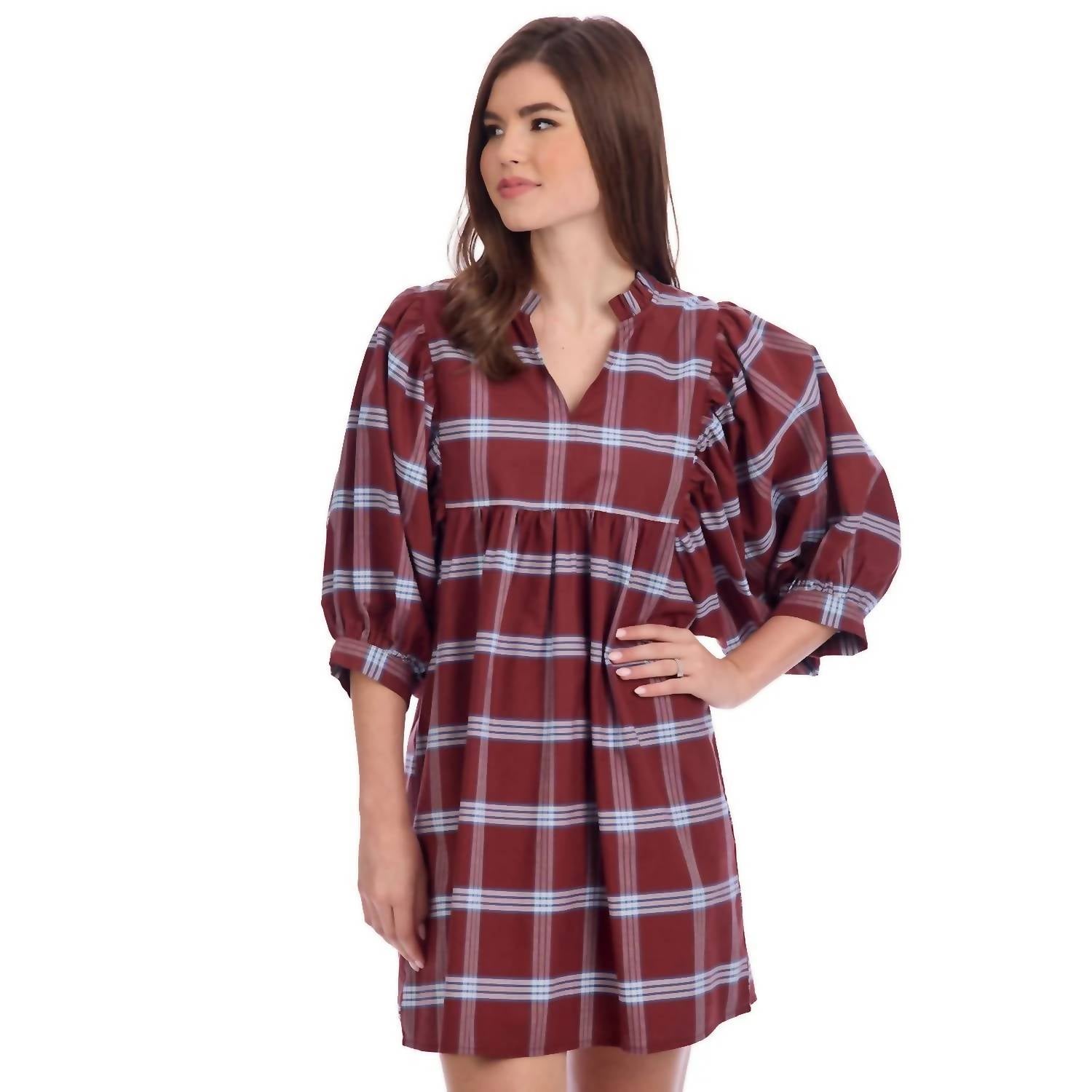 Mudpie - Shipley Plaid Mini Dress