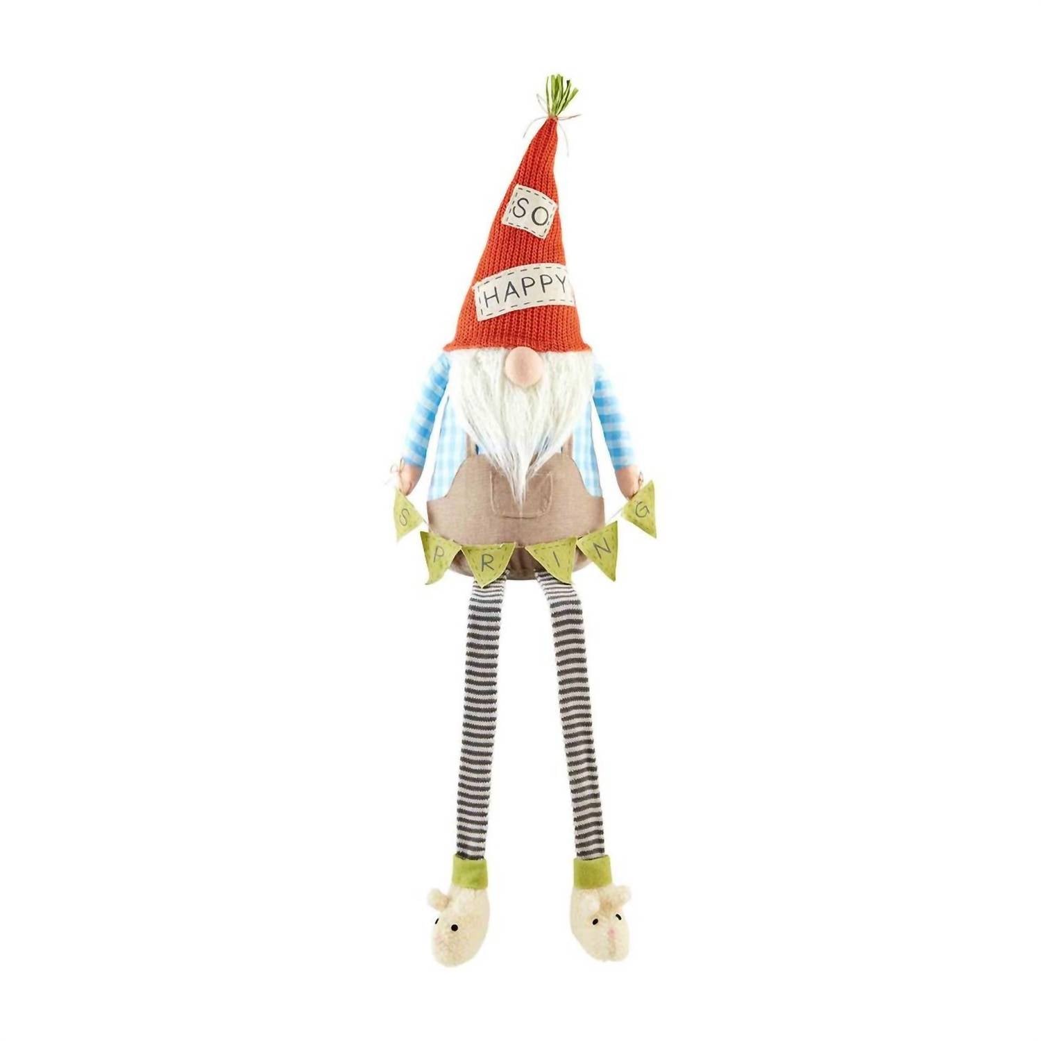 Mudpie - X-large Easter Dangle Leg Gnome