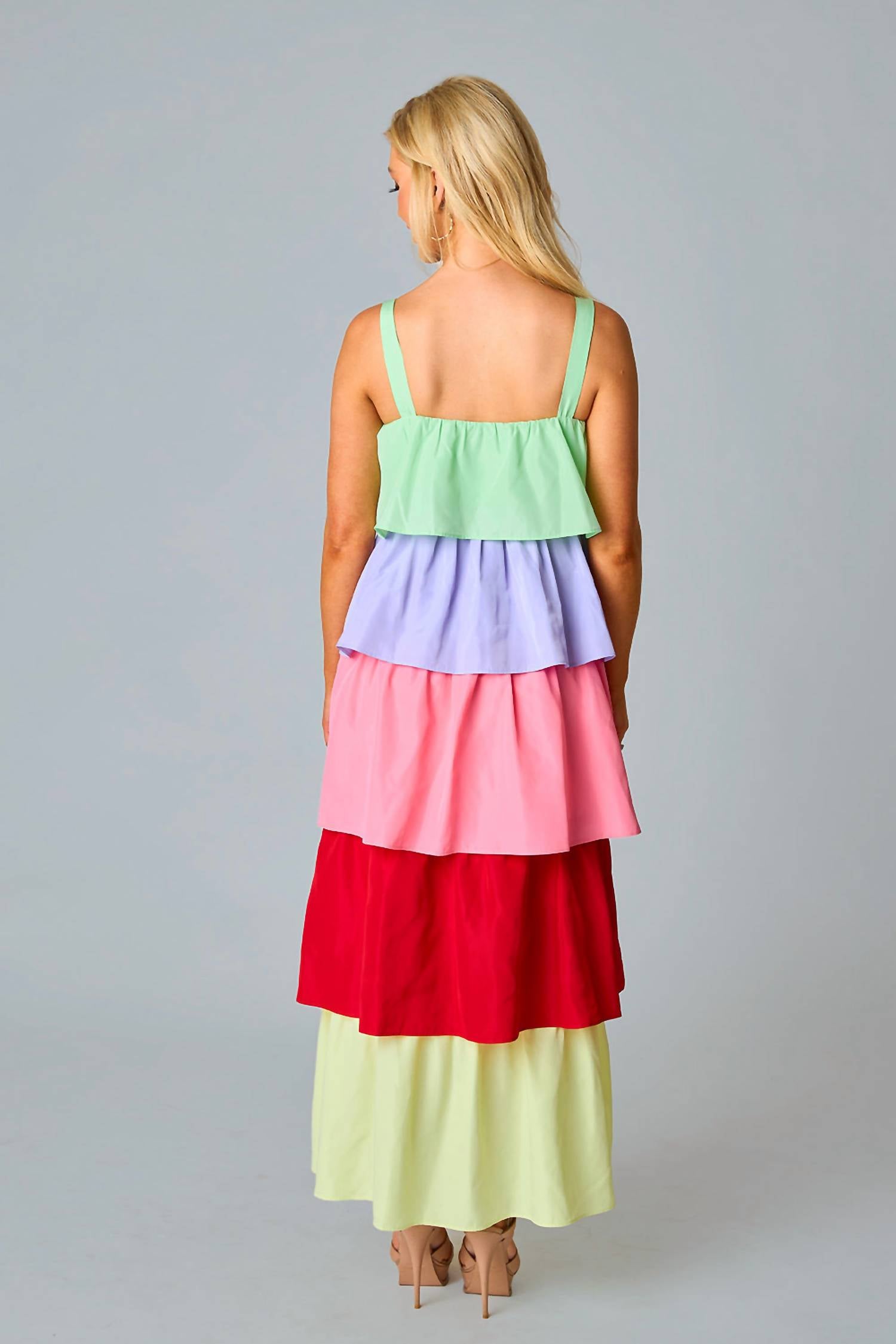 BUDDYLOVE Agnus Mystic Maxi Dress in rainbow - women's dress - alternate view