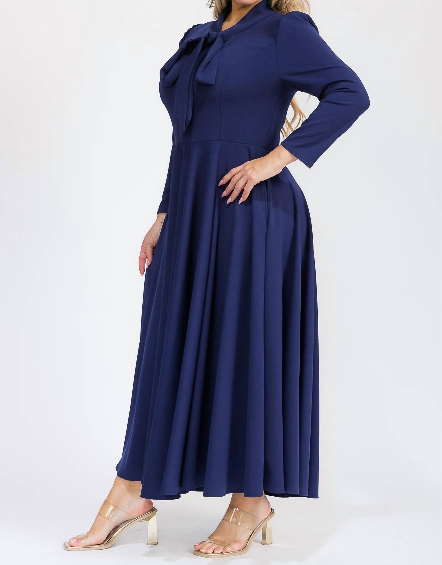 Karen T Design - Bow Tie A-line Dress