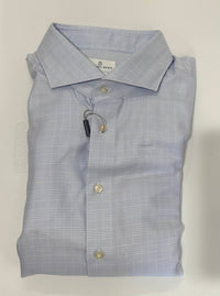 Emanuel Berg Men's Long Sleeve Dress Shirt in harvard - men's shirt