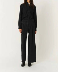 The Garment Merci Anagram Pants in black denim - women's pants - alternate view