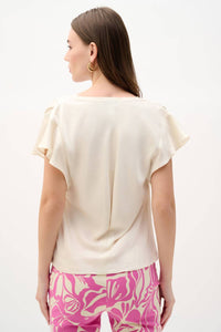 Joseph Ribkoff - Flutter Sleeve Top