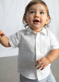 Mayoral - Seersucker Linen Bermuda Set