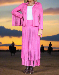 Way - Suede Fringe Jacket