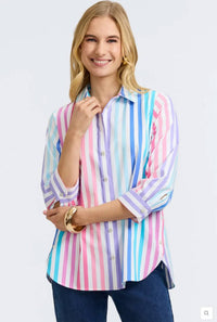 Foxcroft - Juliette 3/4 Length Sleeve Top