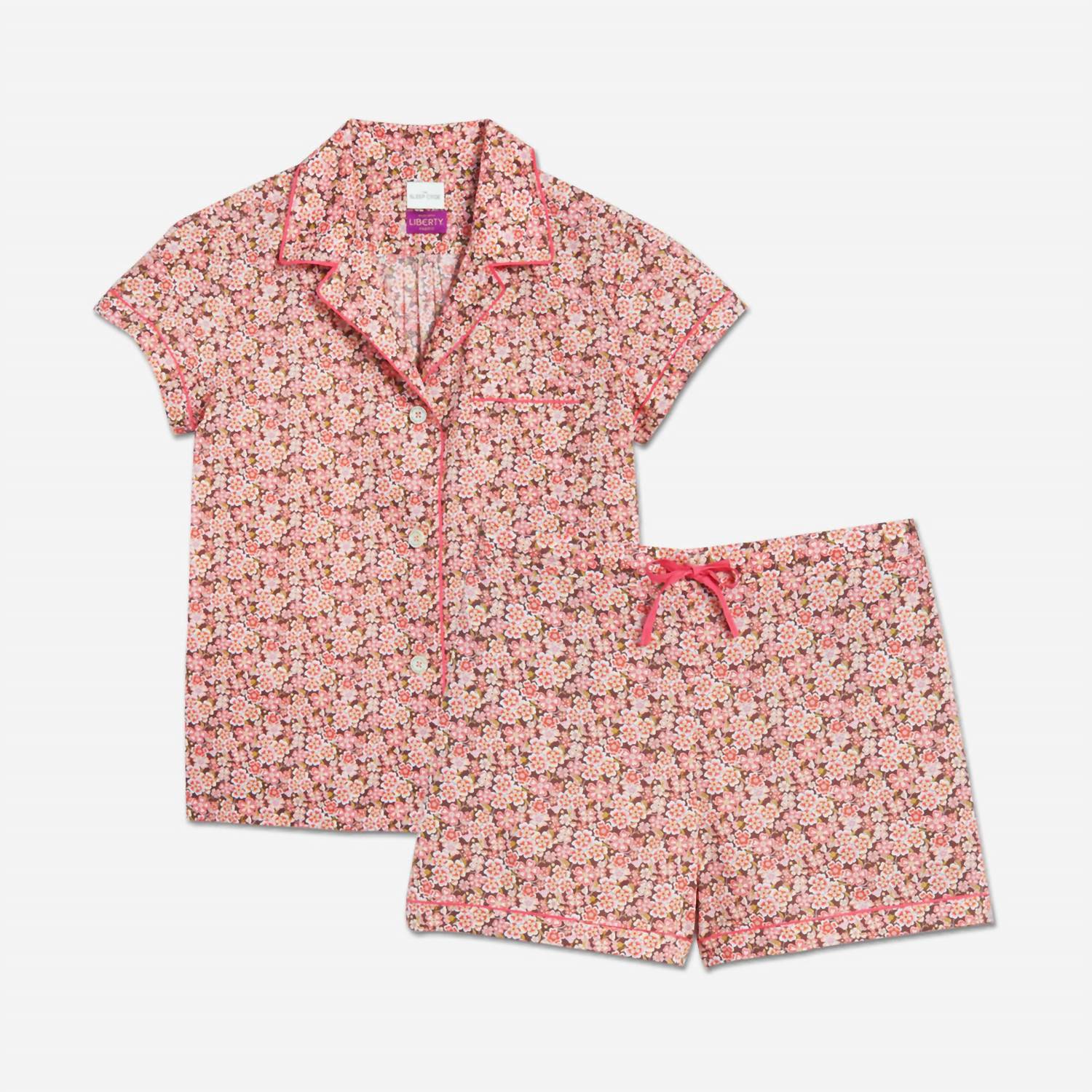 Liberty Print Floral Cotton Classic Short PJ Set