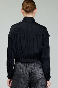 Current Air - Shirring Detail Short Jacket