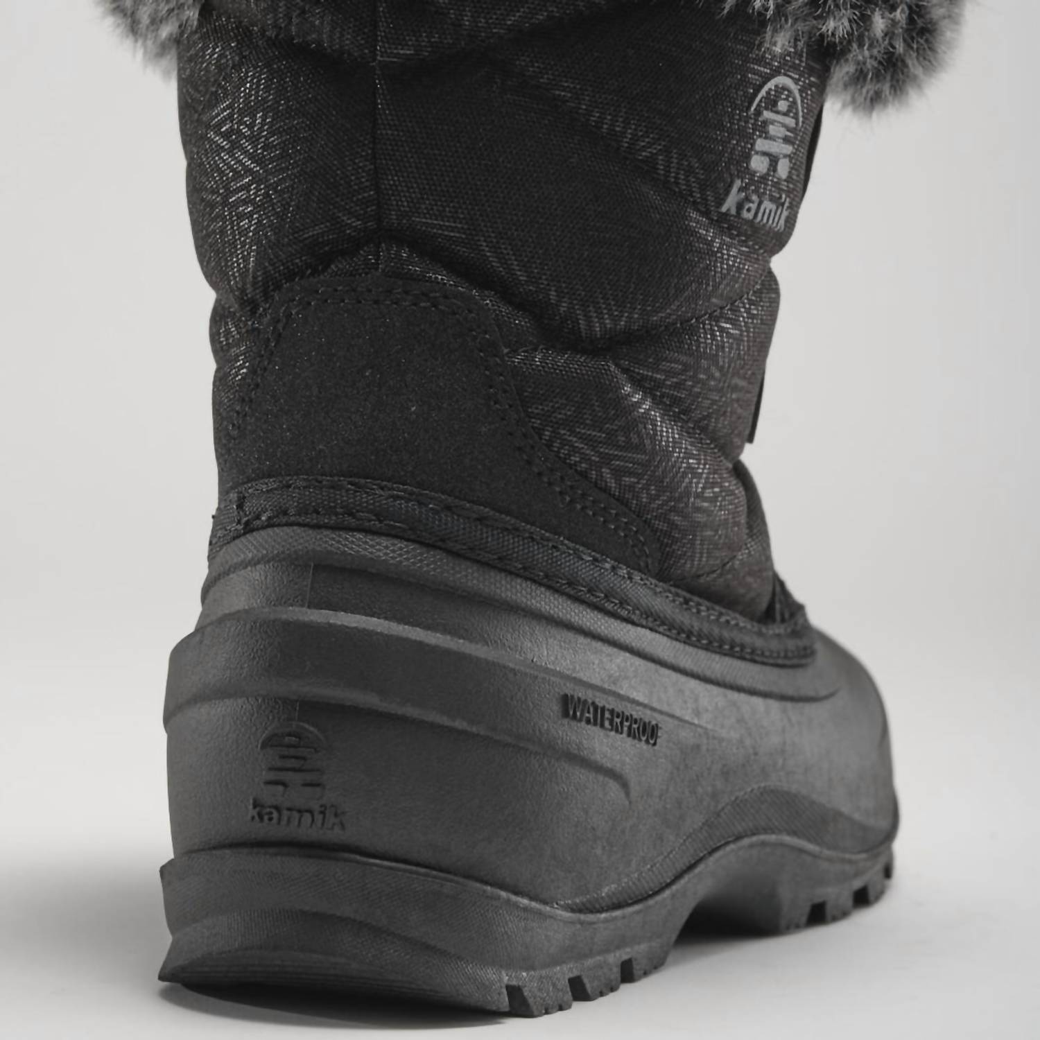 kamik Women's Momentum L2 Winter Boots in black - women's shoe - alternate view