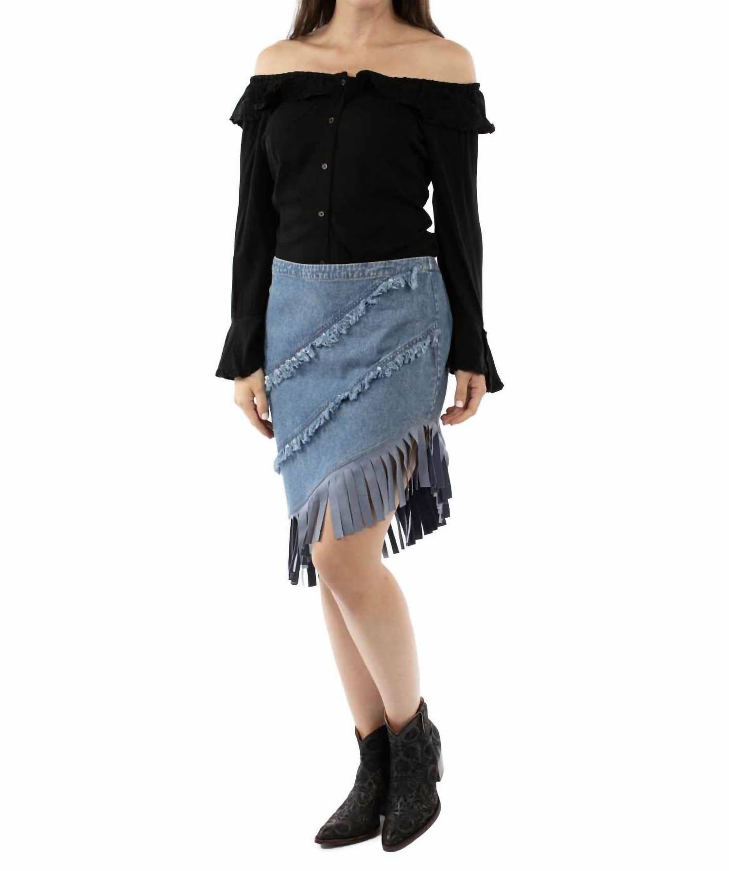 Scully - Fringe Skirt