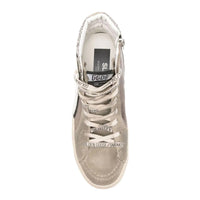 Golden Goose - Women's Slide Glitter Leather Sneakers
