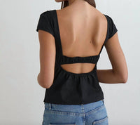 Motel Rocks - Uliva Cap Sleeve Corset Top