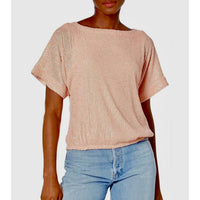 Trina Turk - Sequin Short Sleeve Blouse