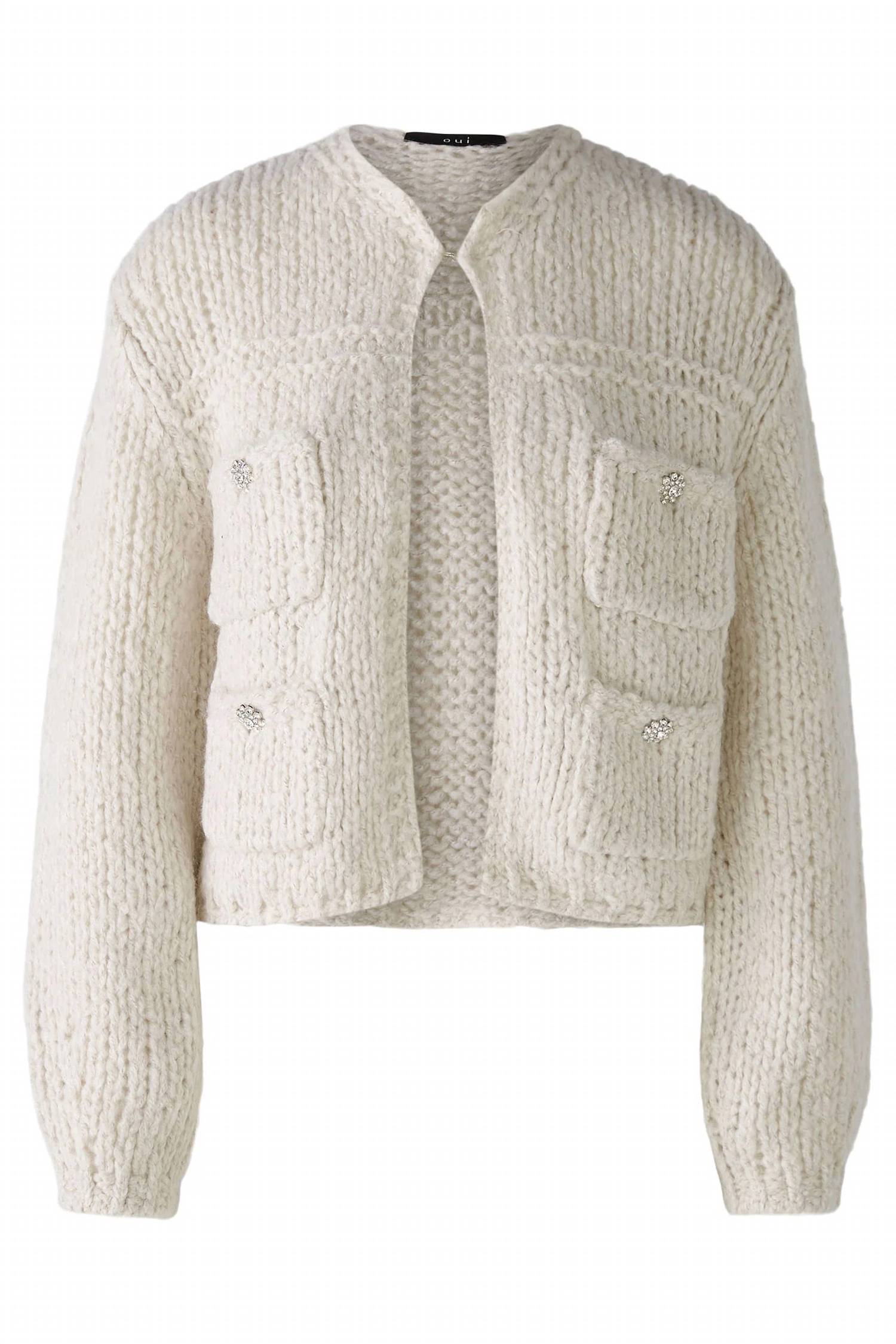 Oui - Chunky Knit Cardigan