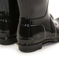 HUNTER Women's Original Tall Gloss Rain Boots in black - women's shoe - view 8