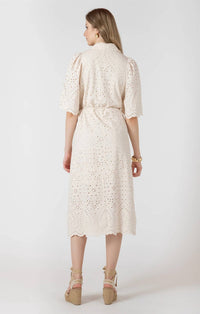 Dex Clothing - Embroidered Shirt Dress