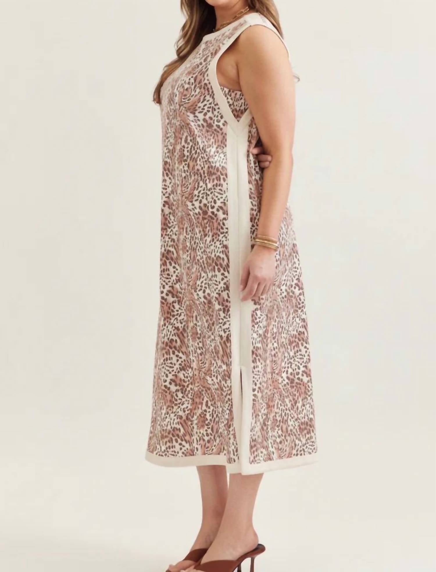 Entro - Jersey Knit Midi Dress