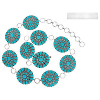 Sophia Collection - Women's Round Concho Chain Belt