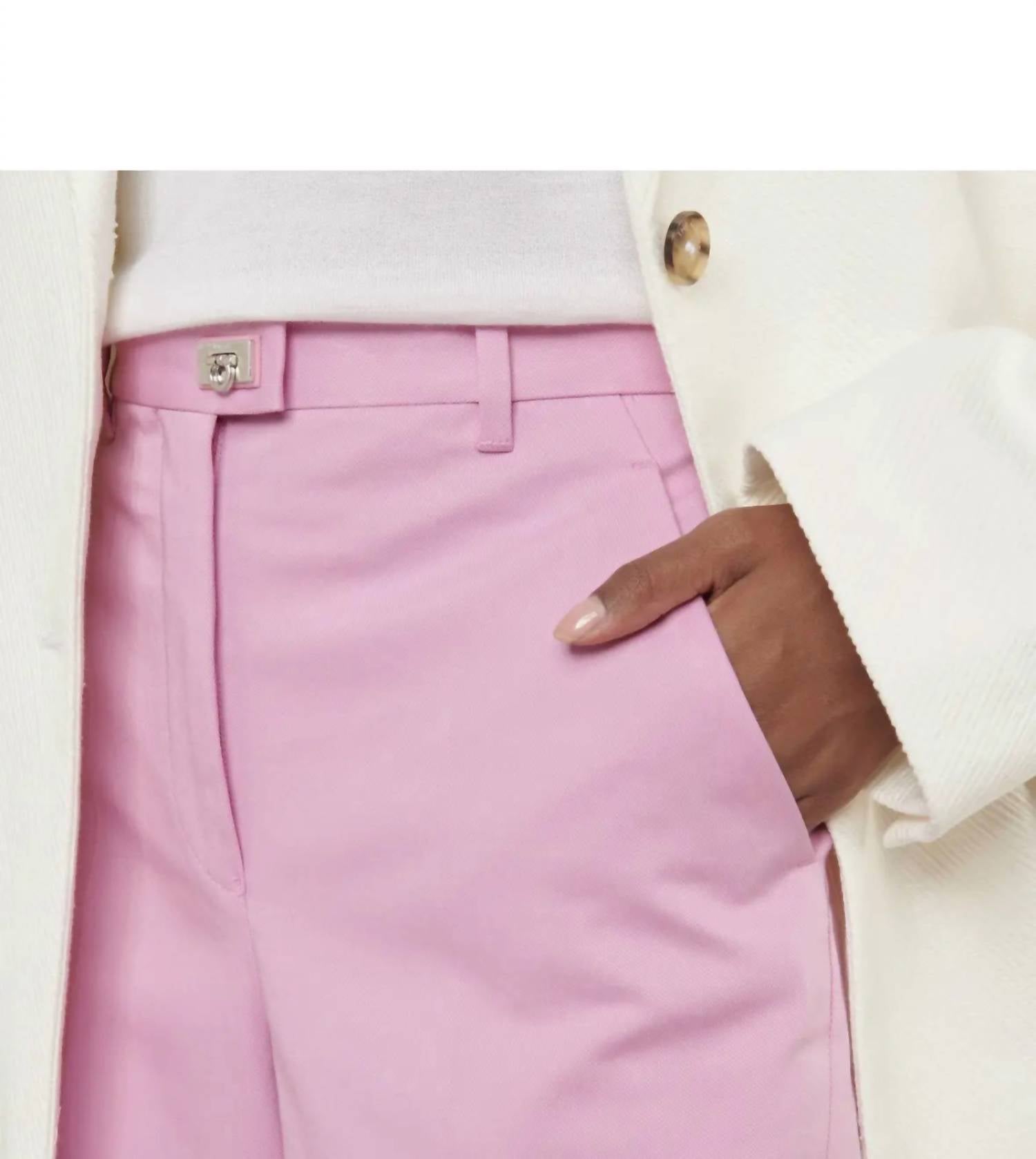 Salvatore Ferragamo - Women's Cotton Trouser Pants
