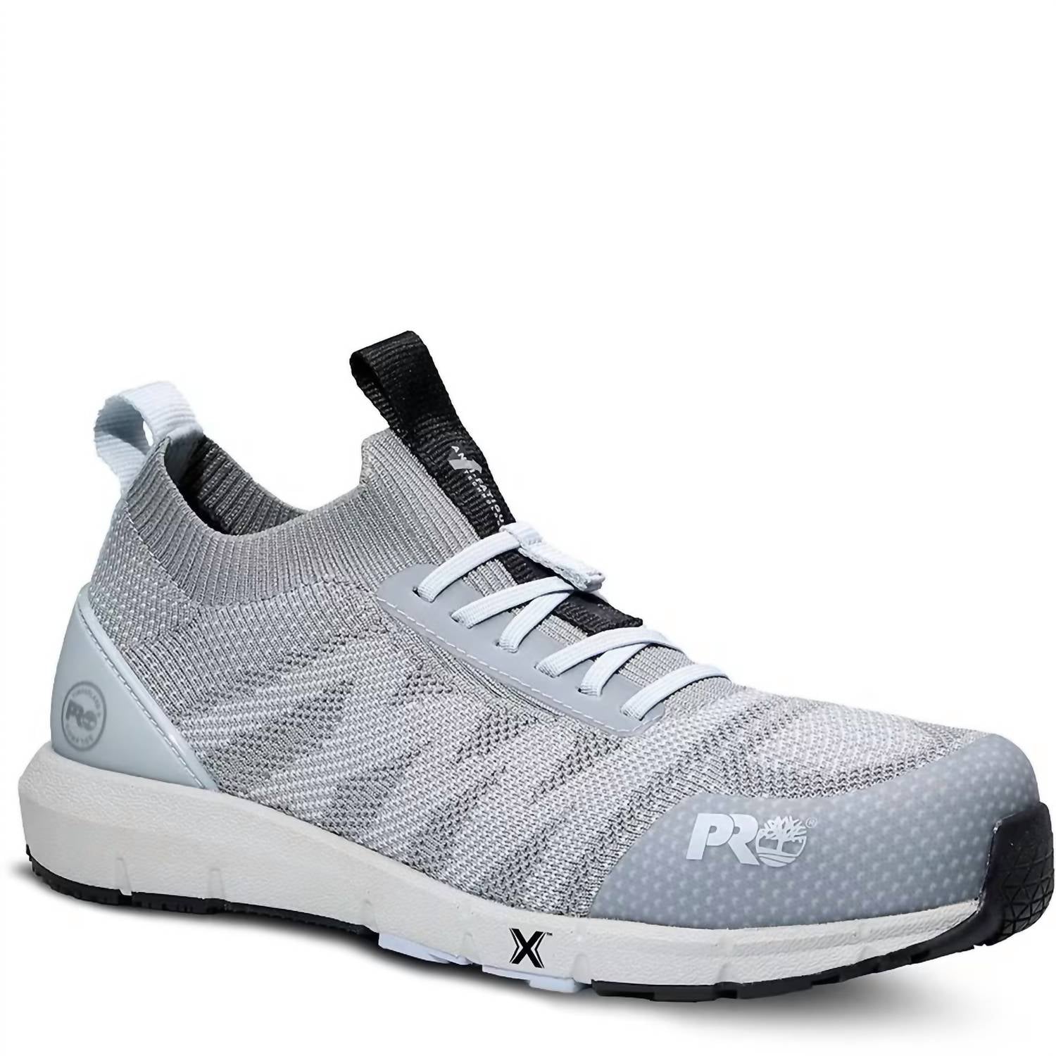 Timberland Women's Radius Knit Shoes in grey blue - women's sneaker - detail view