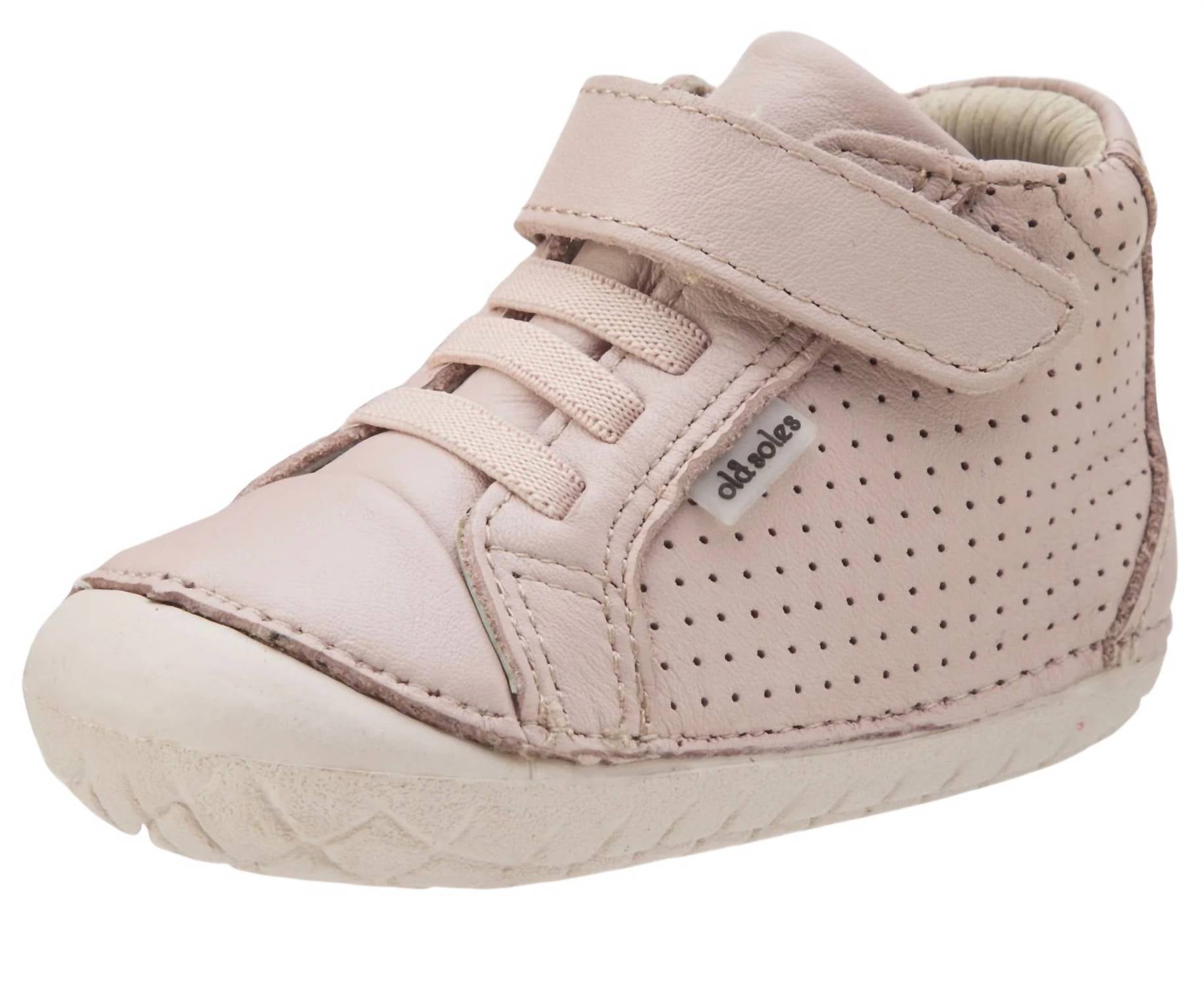 Oldsoles - Girls 4015 Pave Cheer Leather High Top Sneaker