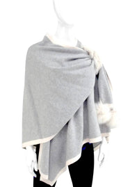 Mitchie'S Matchings - Fox Pom Pull Thru Wrap